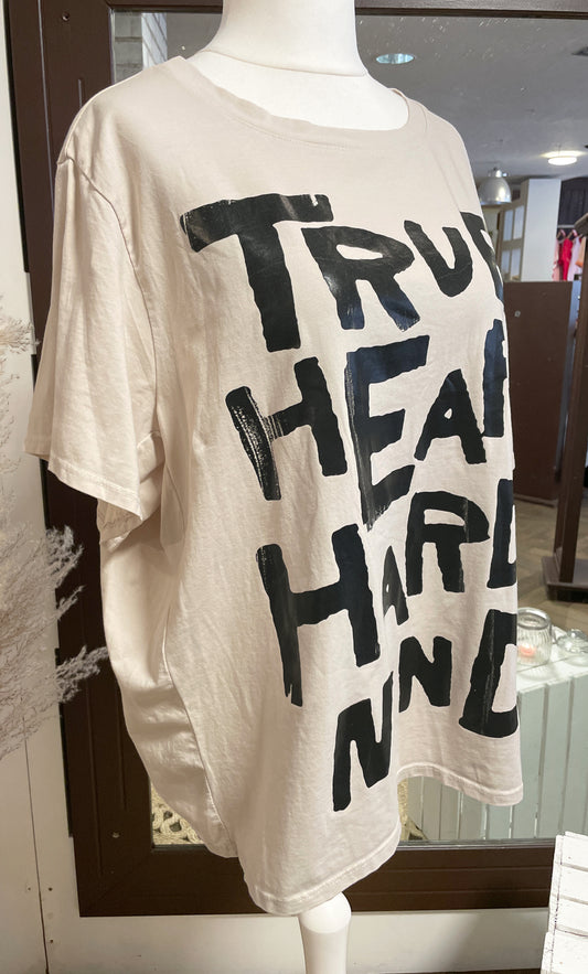 Shirt TRUE HEART beige