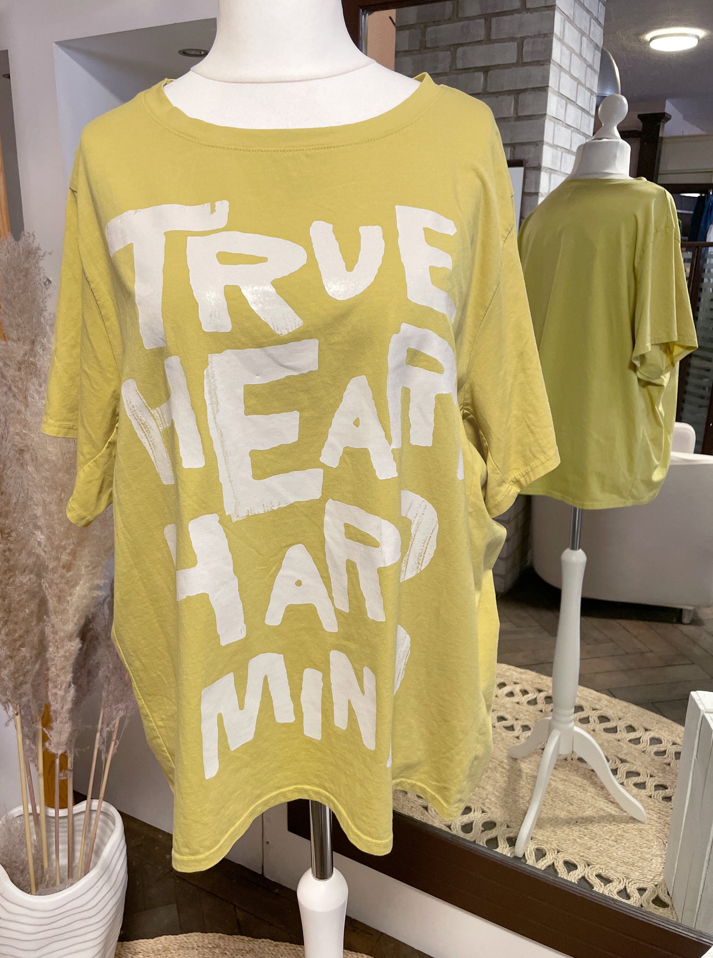 Shirt TRUE HEART gelb