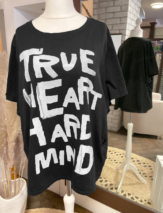 Shirt TRUE HEART schwarz