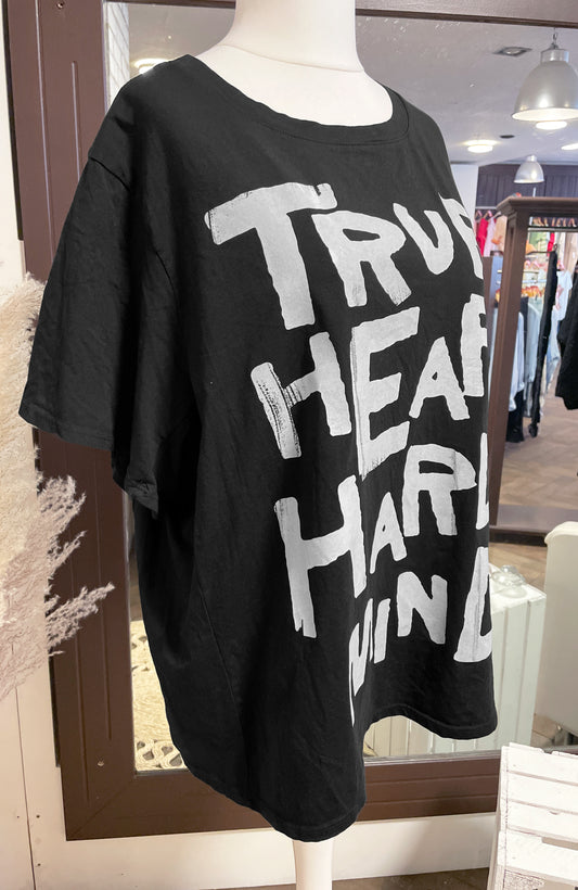 Shirt TRUE HEART schwarz